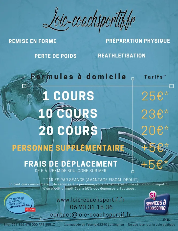 Loic-coachsportif.fr — coaching personnel-studio à Gambetta - Sainte-Beuve, Boulogne-sur-Mer — 2