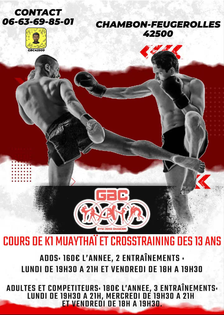 Gym Boxe Chambon — salle de fitness-studio à Grandon, Le Chambon-Feugerolles — 3