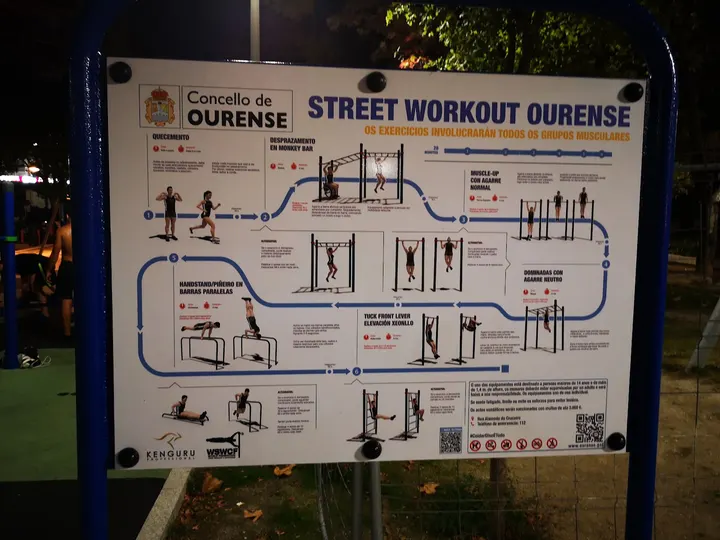 Parque de calistenia — Calisthenics en O Couto, Ourense