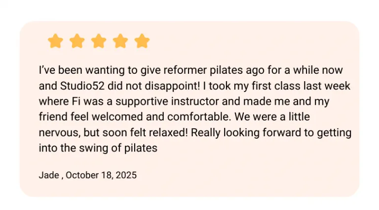 Studio52 Pilates — reformer pilates-studio in Uttoxeter — 2