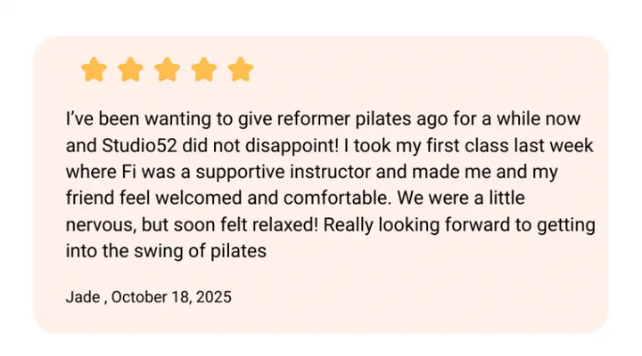 Studio52 Pilates — reformer pilates-studio in Uttoxeter — 2