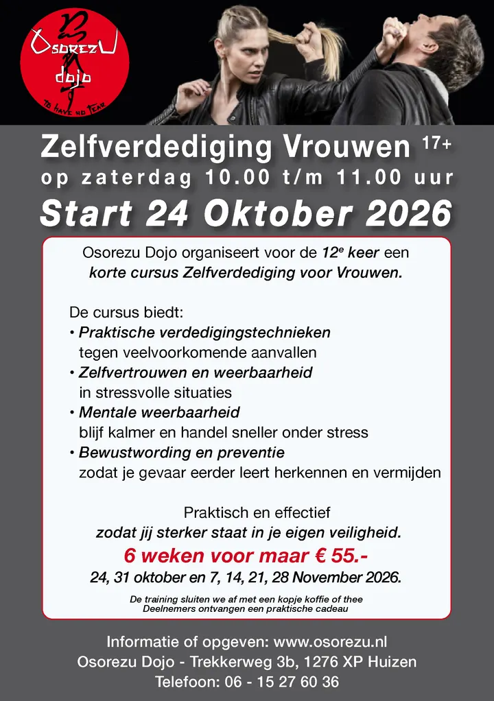 Osorezu Dojo — Vechtsport in Bovenweg, Huizen