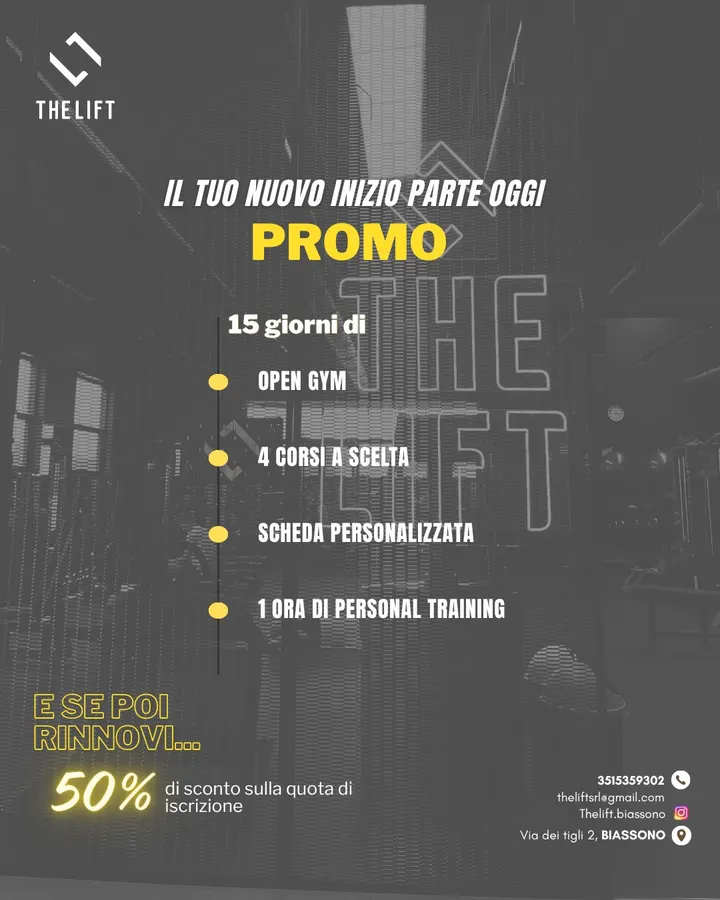 The Lift Gym — palestre-studio a Biassono — 3