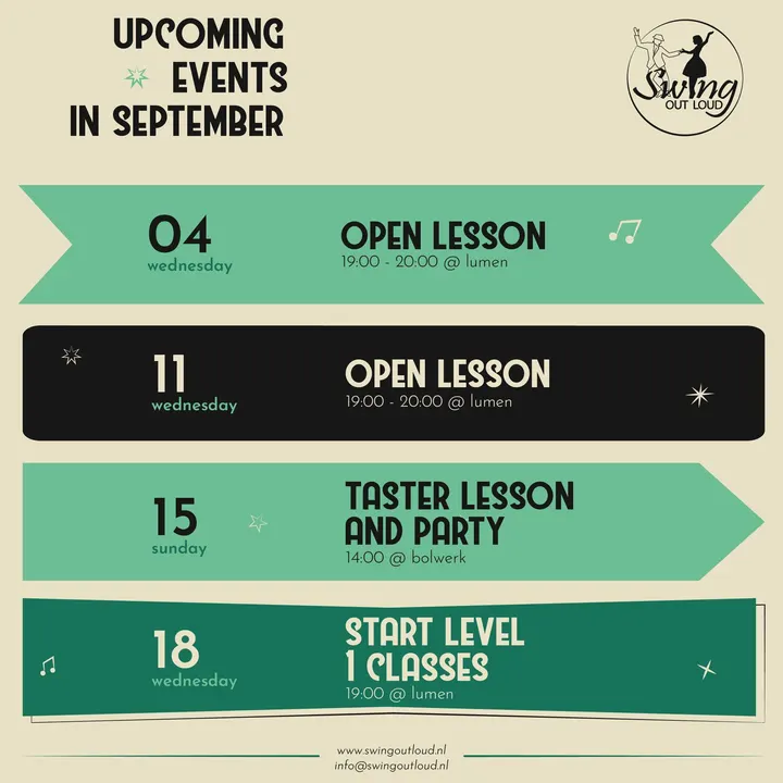 Swing Out Loud — dans-studio in Enschede — 3