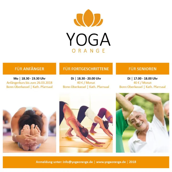 Yoga Orange — Yoga in Bonn-Beuel, Bonn