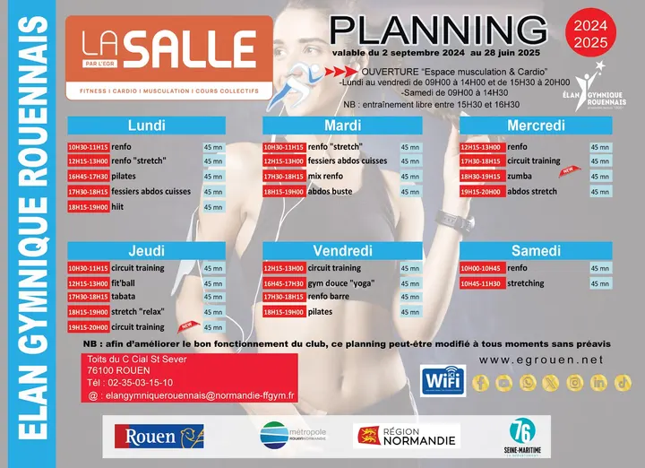 Elan Gymnique — salle de fitness-studio à Rouen — 3