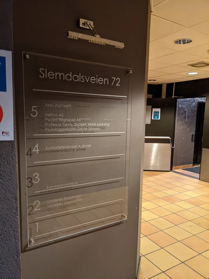VINDEREN FYSIOTERAPI AS — pt-studio i Oslo — 3