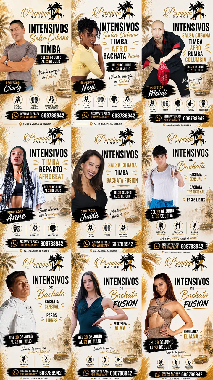 Premiumdance Clases De Salsa y Bachata — dance-studio i Salamanca, Madrid