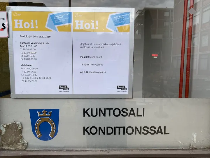 Olarin Kuntosali — Fitnessstudio – Espoo, Helsinki