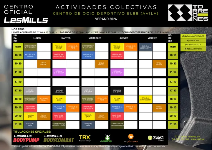 88 Sports Leisure Center Towers — estudio de fitness-studio en Ávila — 3