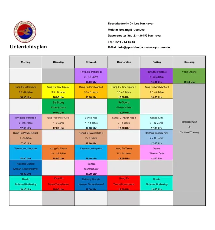 Sportakademie Dr. Lee — kampfsport-studio in Hüttenheim, Duisburg — 3
