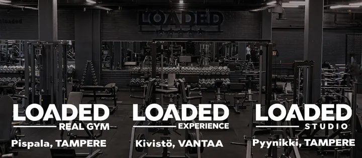LOADED Real Gym — fitness studio-studio i Hyhky, Tampere