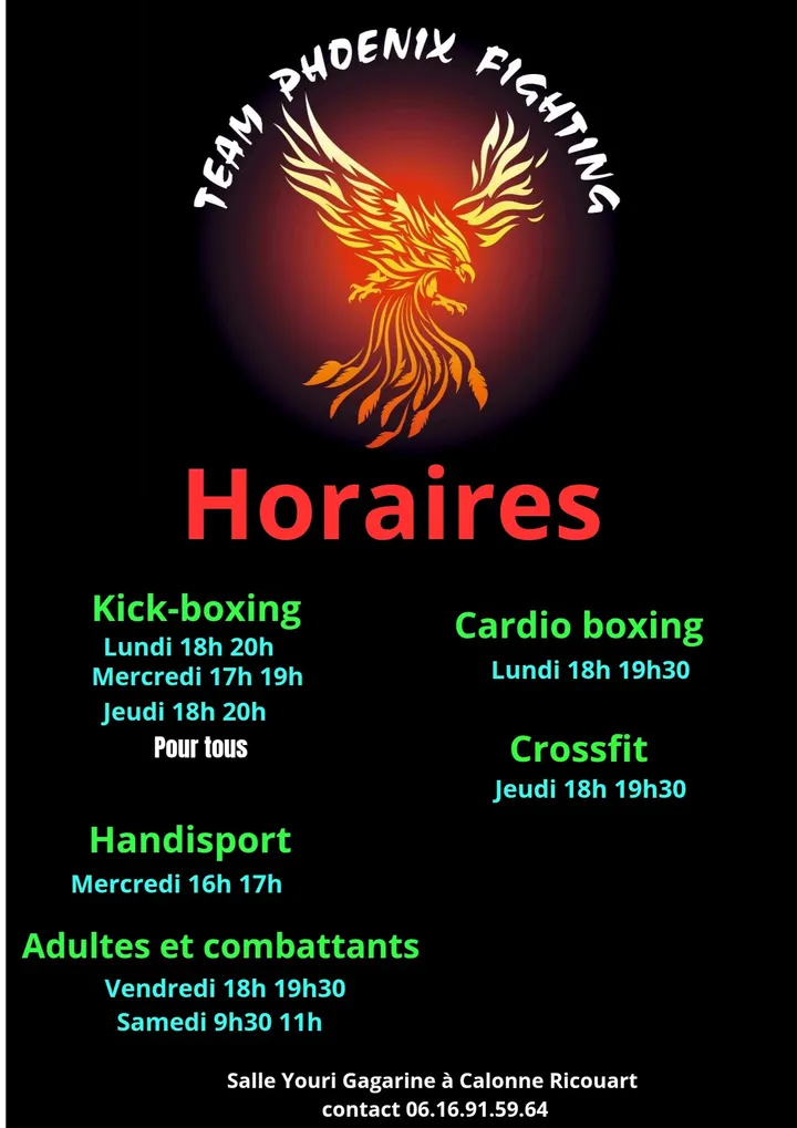 Team Phoenix Fighting — kickboxing-studio à Calonne-Ricouart — 5