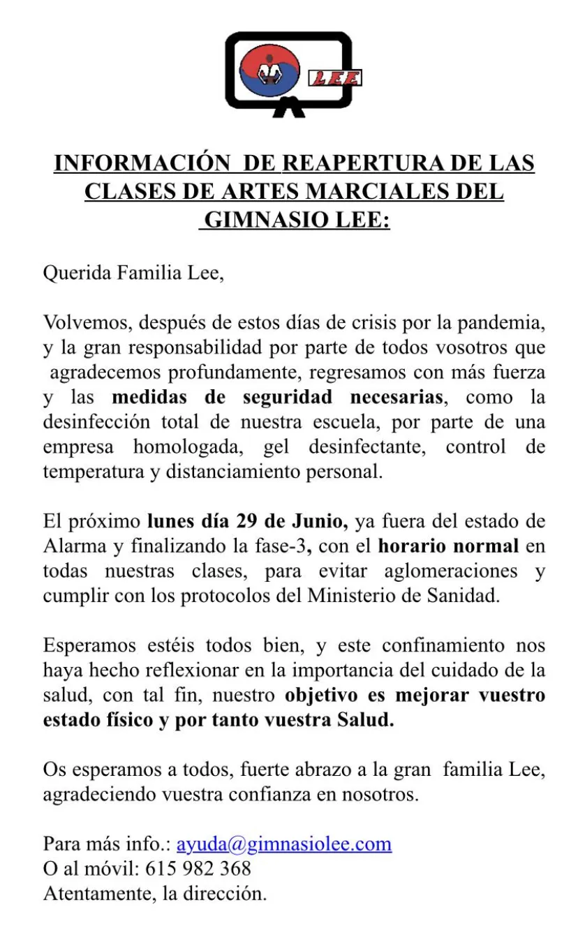Gimnasio Lee Escuela De Artes Marciales — artes marciales-studio en Móstoles — 5