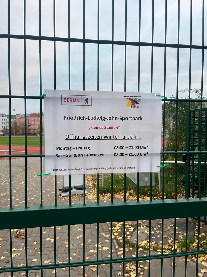 Freitrainingsbereich — Calisthenics in Prenzlauer Berg, Berlin