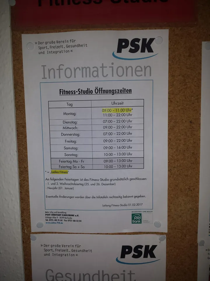 PSK Fitness Studio — fitnessstudio in Karlsruhe — 5