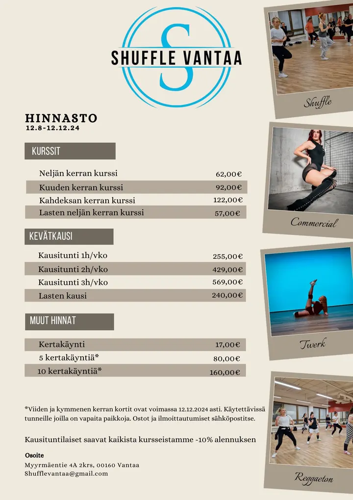 Tanssikoulu Shufflers Myyrmäki — tanssi-studio – Vantaa, Helsinki — 3