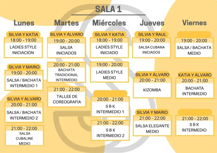 Salsalón Artes Escénicas — Baile en Retiro, Madrid