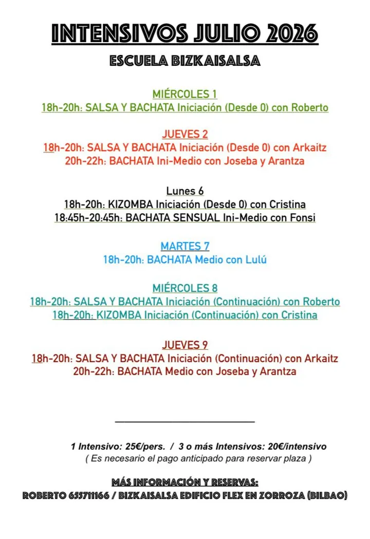 Escuela de baile BIZKAISALSA — baile-studio en Zorrotza, Bilbao — 2