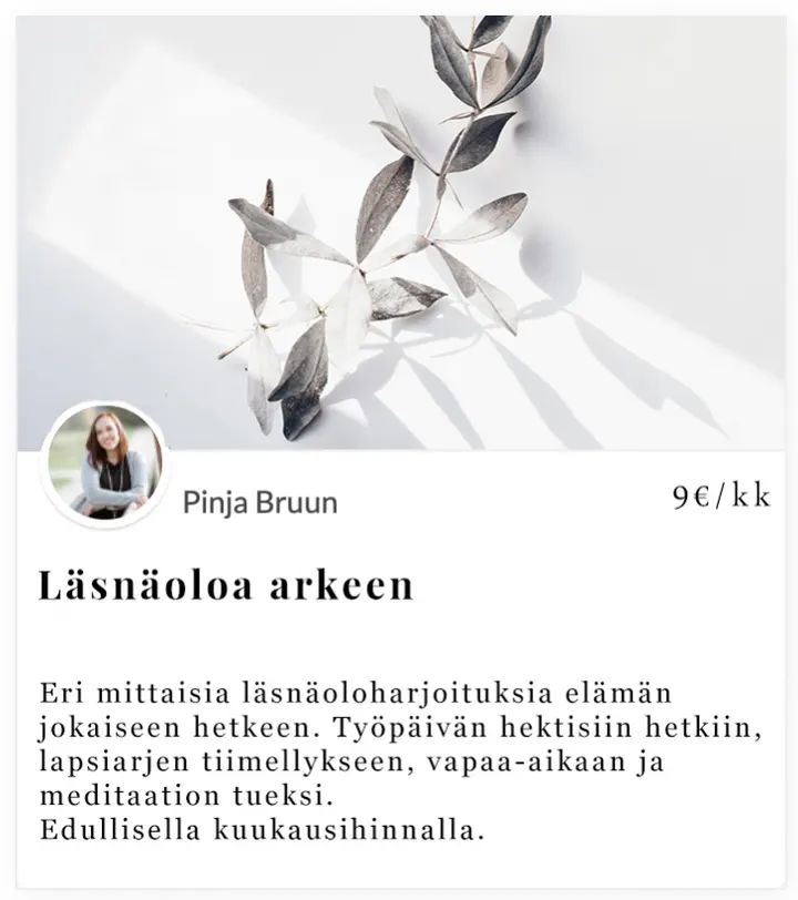 Pinja Bruun — jooga-studio – Espoo, Helsinki — 3