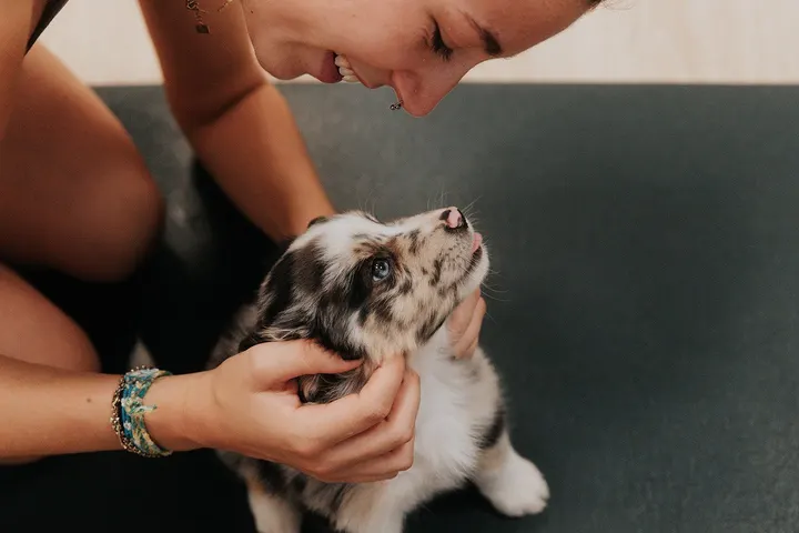 Puppy With Yoga — Yoga à Polygone Scientifique, Grenoble