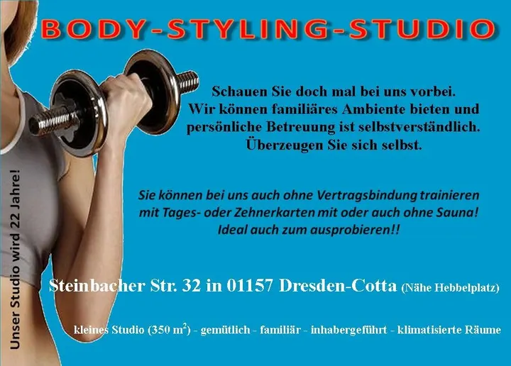 Body Styling Studio K. SWOBODA — Fitnessstudio in Cotta, Dresden
