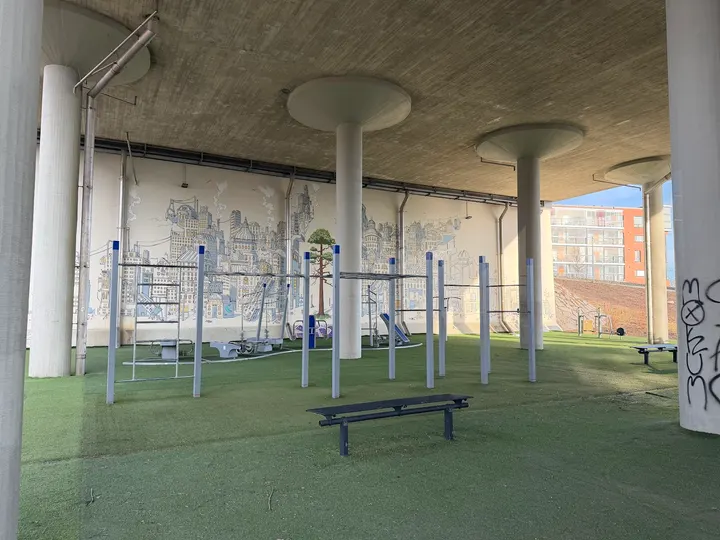 Ratinan ulkokuntosali — Calisthenics – Ratina, Tampere