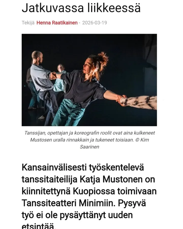 Tanssiteatteri Minimi — tanssi-studio – Hatsala, Kuopio — 3