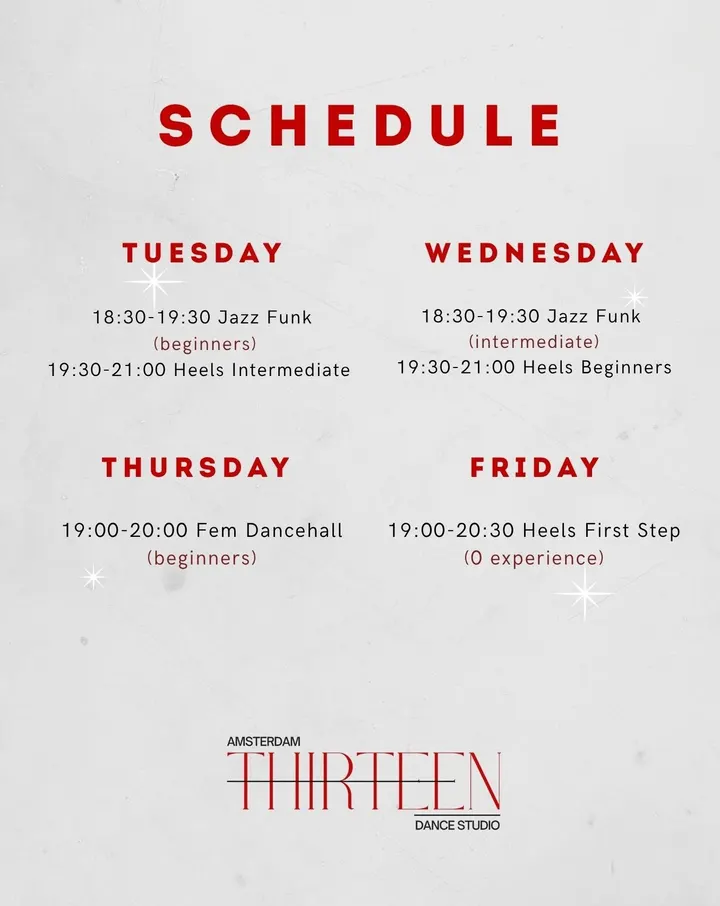 Thirteen Amsterdam — dans-studio in Amsterdam — 4