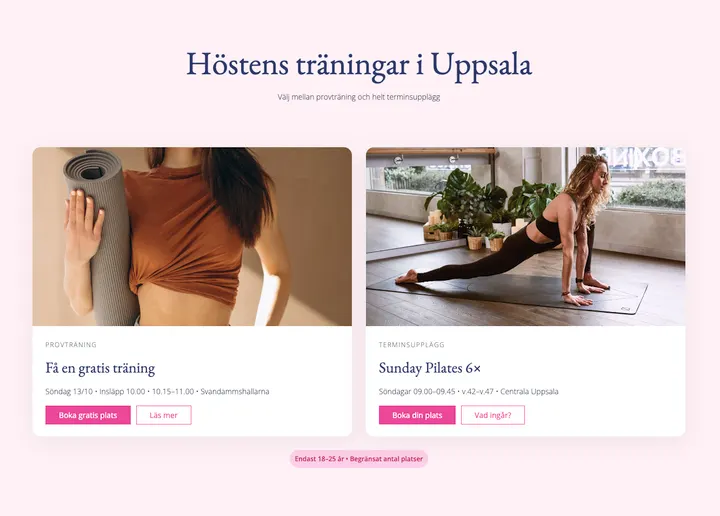 Swedish Pilates i Uppsala — pilates-studio i Fjärdingen, Uppsala — 3