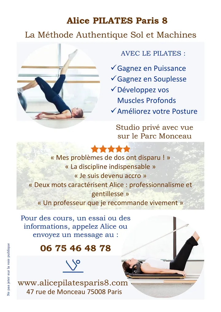 Alice Pilates Paris 8 — pilates-studio à Paris 8e Arrondissement, Paris — 2