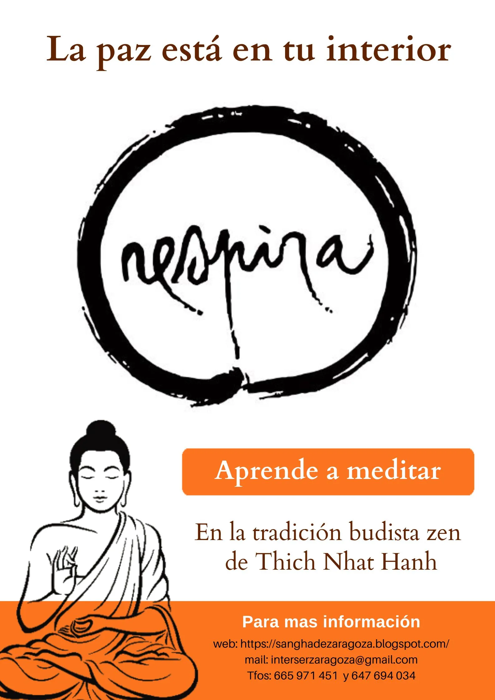 Sangha Respira Thich Nhat Hanh — meditación-studio en Romareda, Zaragoza — 3