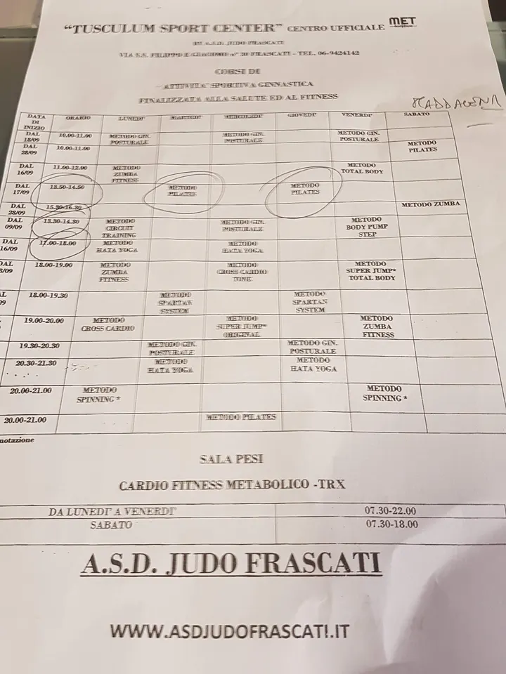 Tusculum Sport Center — palestre-studio a Frascati — 3
