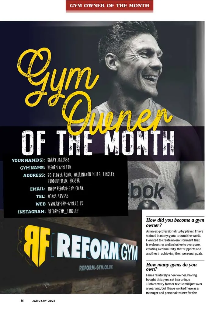 Reform Gym — functional training-studio in Huddersfield — 3