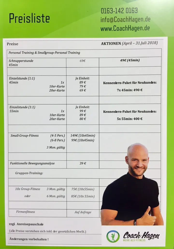 Coach Hagen - Personal Training, Gesundheitskurse & Firmenfitness — pt-studio in Königsbrunn — 3