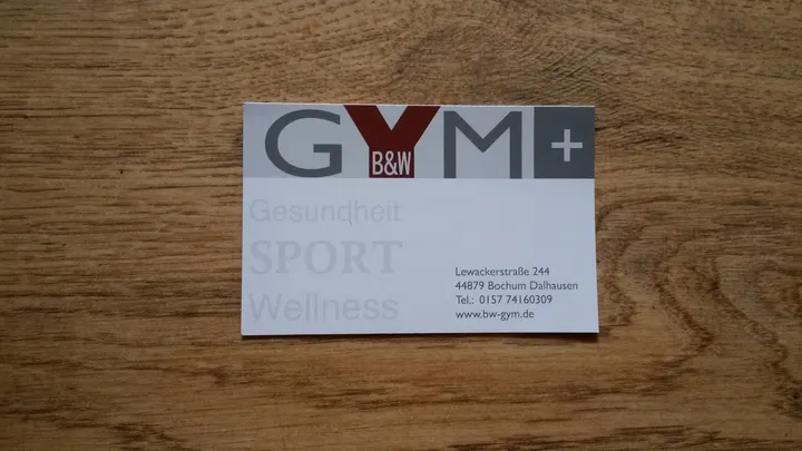 b&w-gym+ — fitnessstudio in Dahlhausen, Bochum — 2