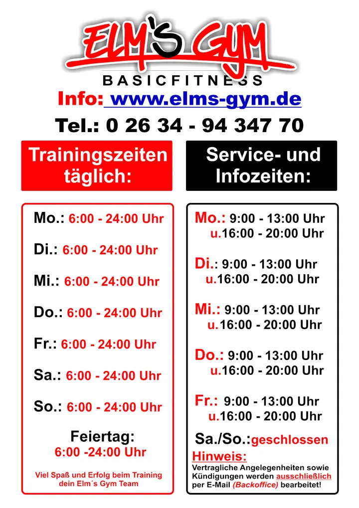 Elm's Gym — fitnessstudio in Oberhonnefeld-Gierend — 4