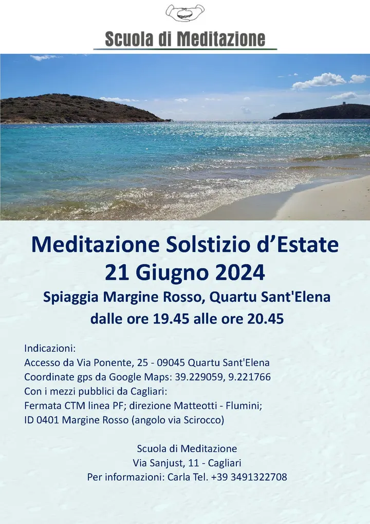 Scuola di Meditazione Sardegna — meditazione-studio a Monte Urpinu, Cagliari — 3