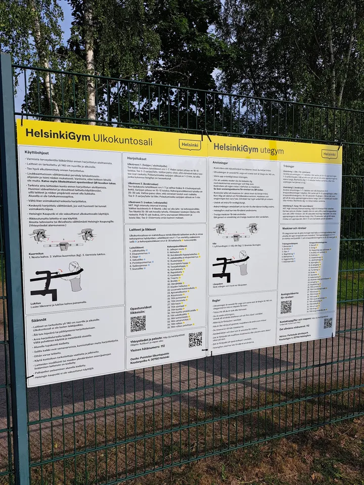 Puistola Outdoor Gym — fitnessstudio – Suurmetsä, Helsinki — 2