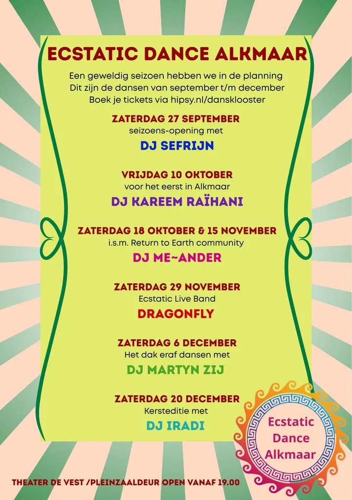 Ecstatic Dance Alkmaar — Dans in Binnenstad-West, Alkmaar