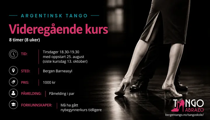 Tango abrazo — dans-studio i Skansemyren, Bergen — 2