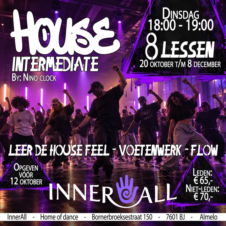 Dansschool InnerAll, Home of Dance — dans-studio in De Riet, Almelo — 3