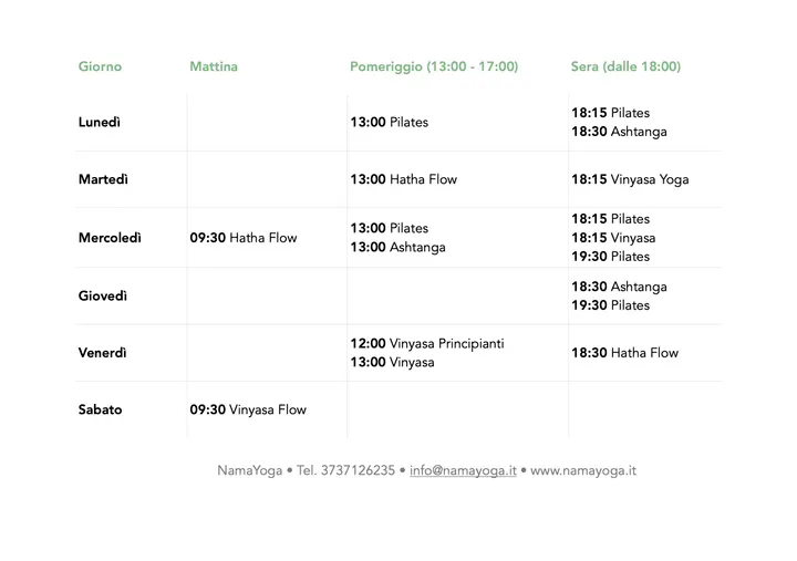NamaYoga Studio — Yoga a Gallaratese, Milano