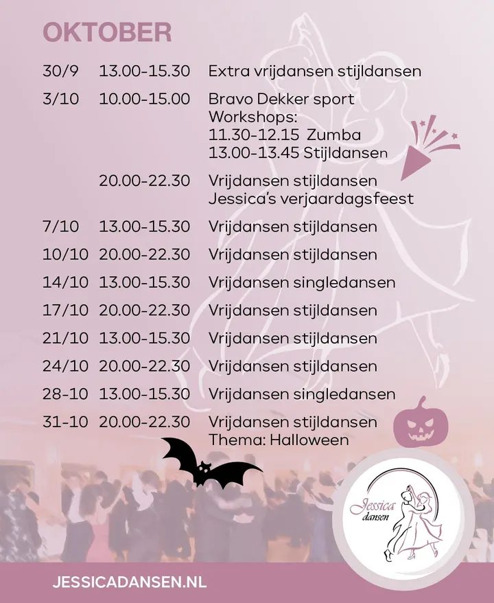 Jessica Dansen — dans-studio in Segwaert, Zoetermeer — 2