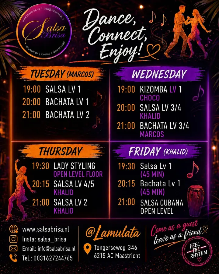 Salsa Brisa — dans-studio in Daalhof, Maastricht — 2
