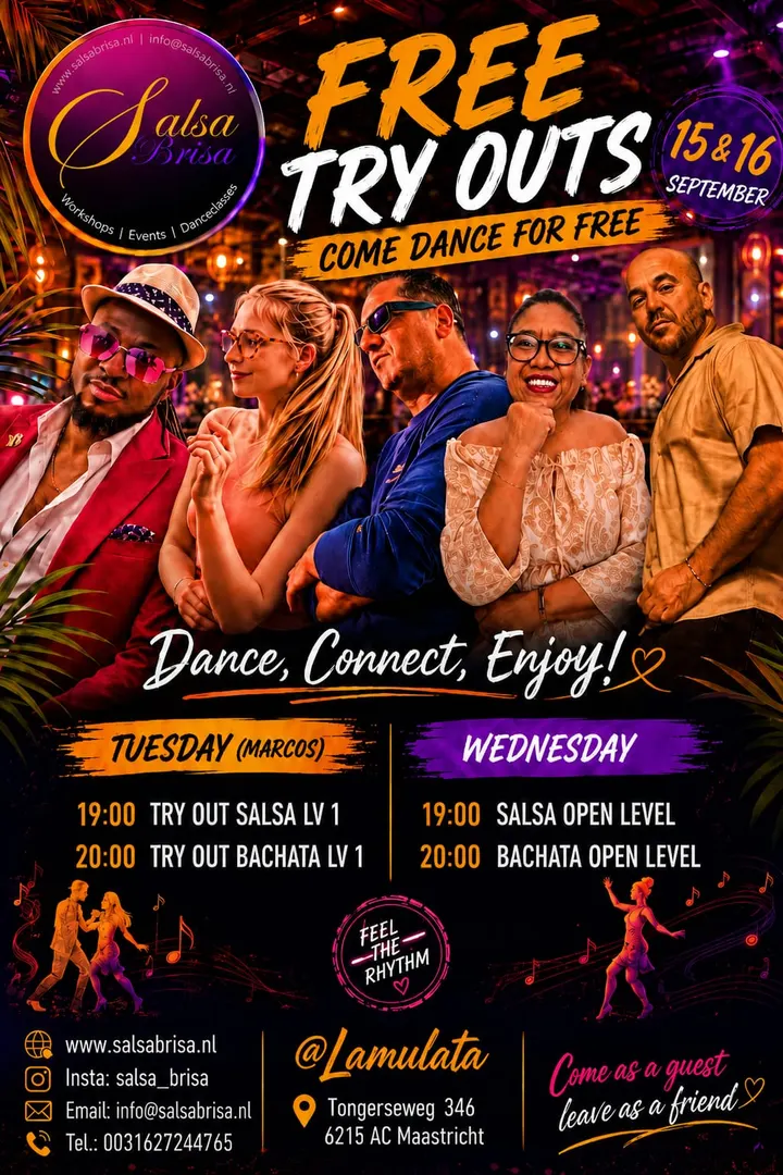 Salsa Brisa — dans-studio in Daalhof, Maastricht — 3