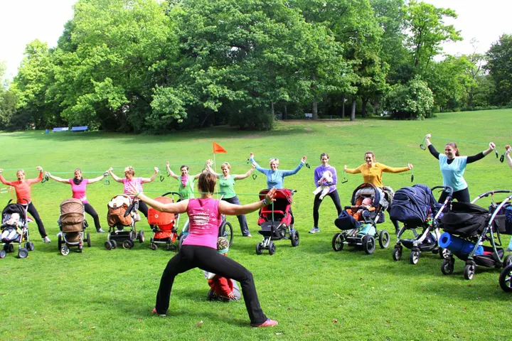 Laufmamalauf München @Wittelsbacherbrücke/Rosengarten — Functional Training in Giesing, München