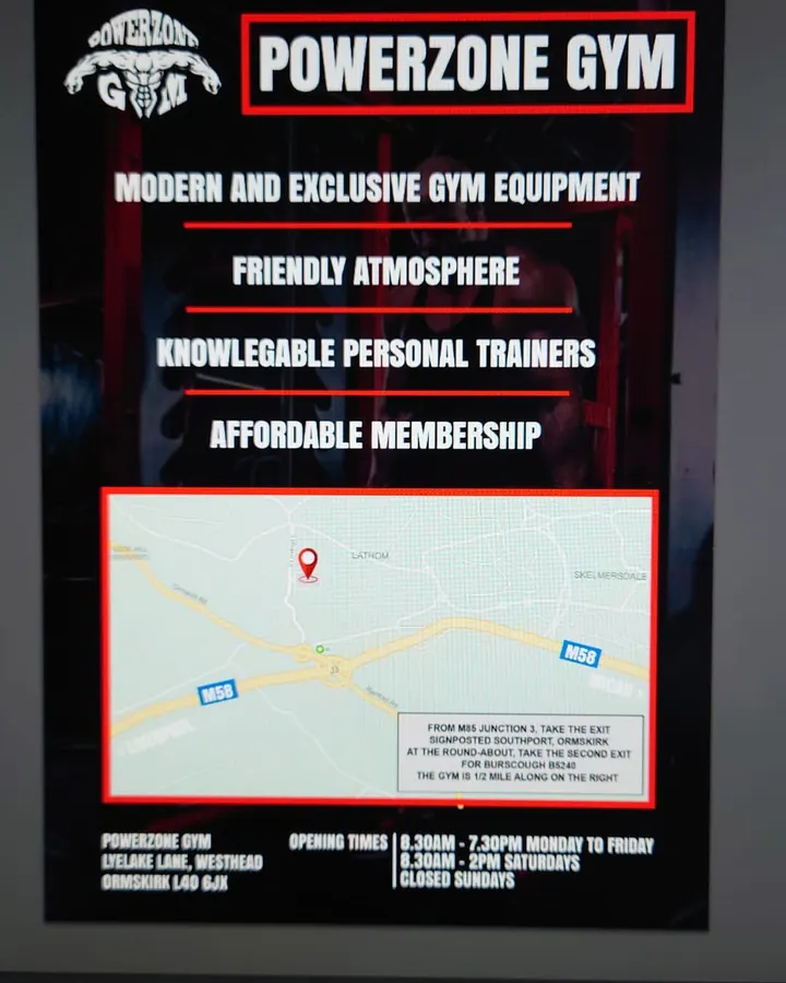 Powerzone Gym — Fitness Studio in Lathom South, Ormskirk