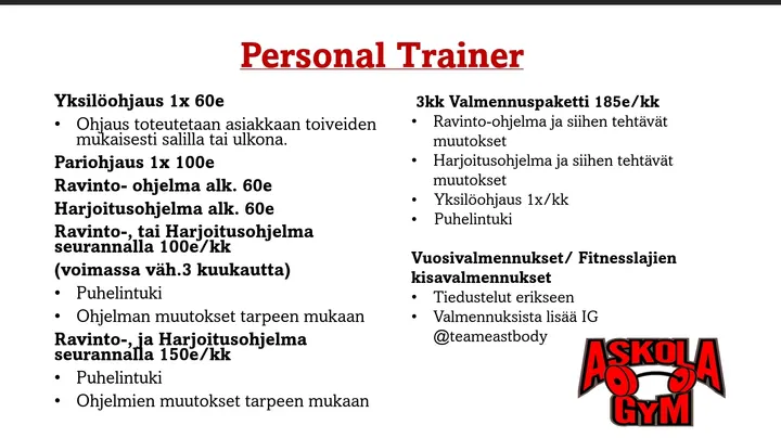 Askola Gym — fitnessstudio – askola — 2