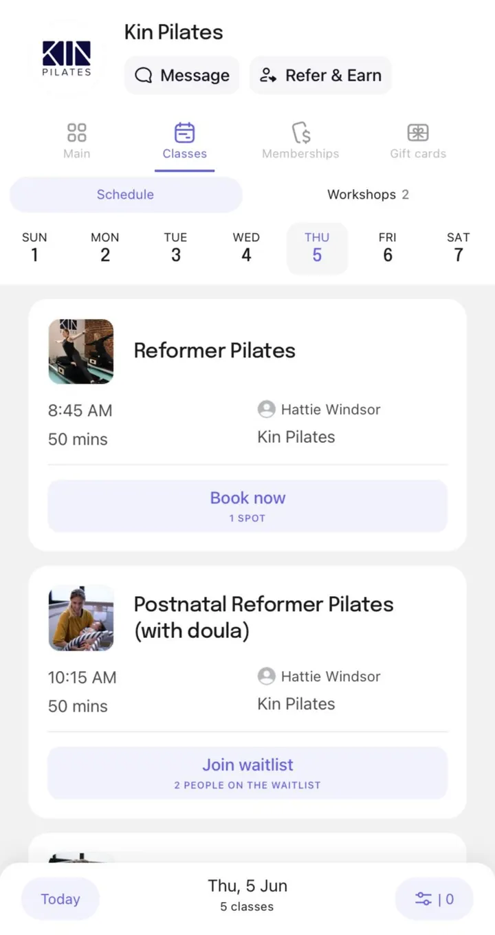 Kin Pilates — reformer pilates-studio in Hove — 4